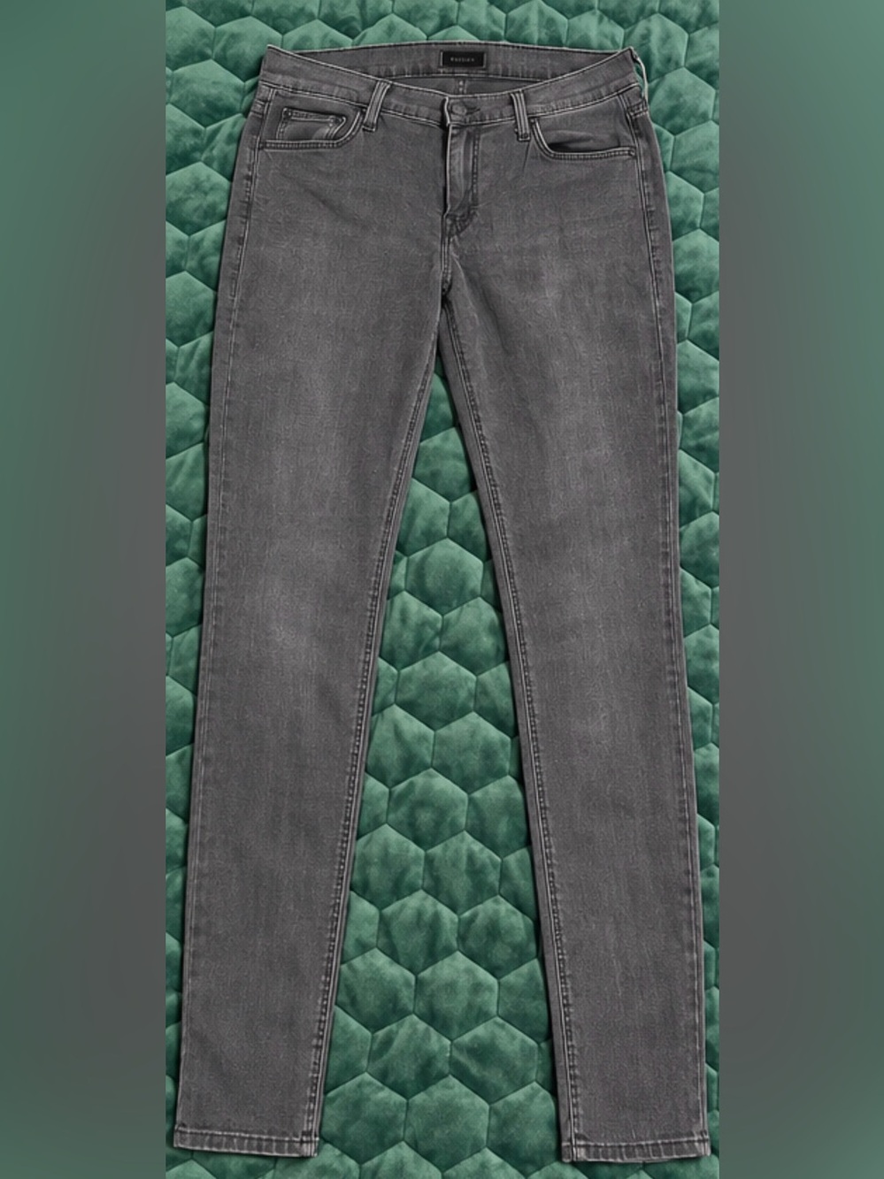 MOTHER The Looker Skinny Dipping Charcoal Jeans 28